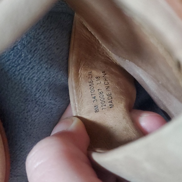 Frye Dani Crisscross Sandal Leather Suede Pink Tan - Size 8 - Picture 4 of 7